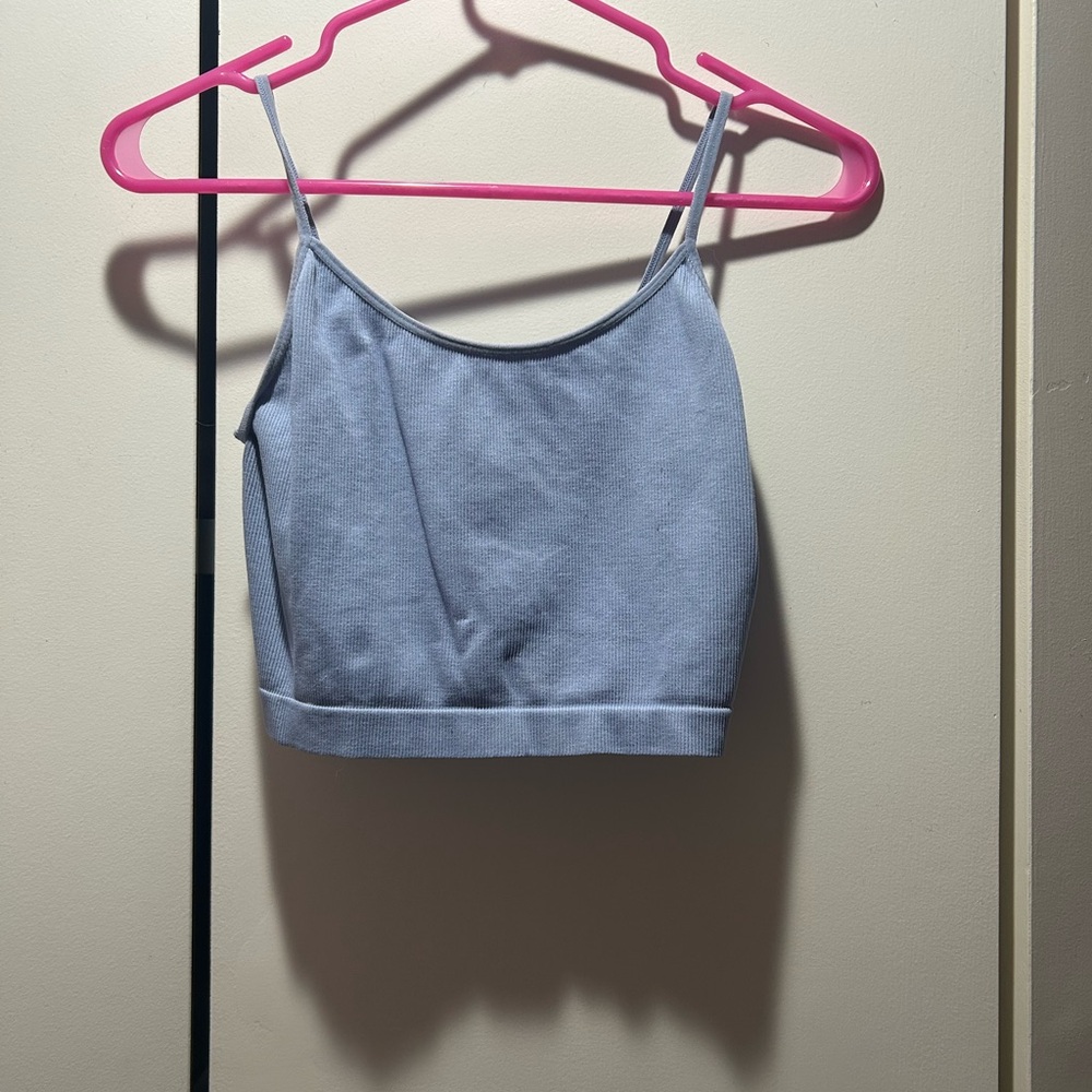 light blue tank top from shein